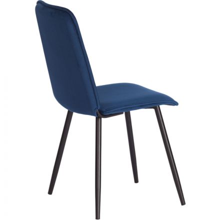 Стул Комус Мебель FRANK велюр, 47х54х86, Blue (синий) Стул Комус Мебель FRANK велюр, 47х54х86, Blue (синий)