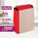 Папка архивная крафт/бумвинил ATTACHE 12см 4 завязки,красн. Папка архивная крафт/бумвинил ATTACHE 12см 4 завязки,красн.