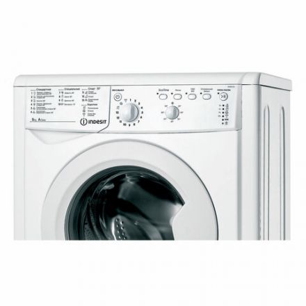 Стиральная машина INDESIT IWSB 5105, 1000 об/мин, 5 кг, фронтальная загрузка, 16 программ, белая, 869990629100 Стиральная машина INDESIT IWSB 5105, 1000 об/мин, 5 кг, фронтальная загрузка, 16 программ, белая, 869990629100