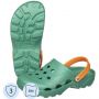 Сабо женские Ола, аквамарин/оранжевый р.40