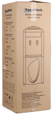 Кулер для воды Aqua Work 0.8-LDR бело-черный Кулер для воды Aqua Work 0.8-LDR бело-черный