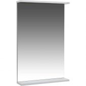 Зеркало TZ_Бора-бора 50 с полкой, белое