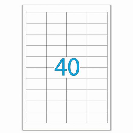 Этикетка самоклеящаяся 48,5х25,4 мм, 40 этикеток, белая, 70 г/м2, 50 листов, LOMOND, 2100195 Этикетка самоклеящаяся 48,5х25,4 мм, 40 этикеток, белая, 70 г/м2, 50 листов, LOMOND, 2100195