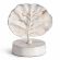 Декор Secret de Maison Лиф4/Leaf4 (мод. 9762) алюминиевый сплав, 14х10х16см, белая платина/античный белый