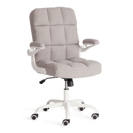 Кресло Lugano Wh ткань teddy, светло-серый Кресло Lugano Wh ткань teddy, светло-серый