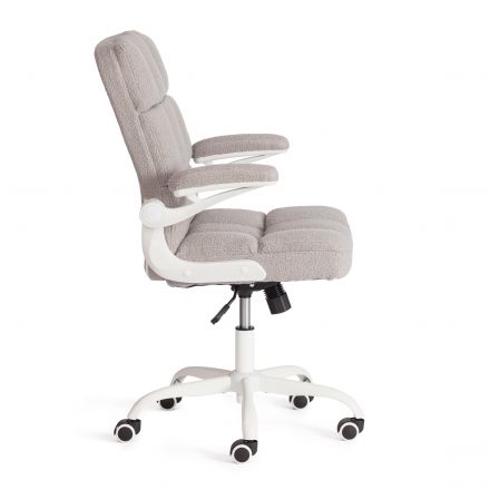 Кресло Lugano Wh ткань teddy, светло-серый Кресло Lugano Wh ткань teddy, светло-серый