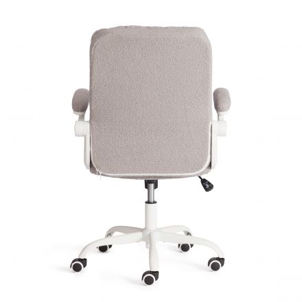 Кресло Lugano Wh ткань teddy, светло-серый Кресло Lugano Wh ткань teddy, светло-серый