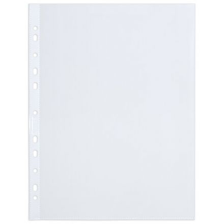 Папки-файлы перфорированные А4 BRAUBERG "STANDARD+", КОМПЛЕКТ 200 шт., гладкие, 45 мкм, 229663
