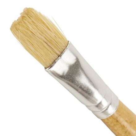 Кисть BRAUBERG, щетина, плоская, № 12, 200204 Кисть BRAUBERG, щетина, плоская, № 12, 200204