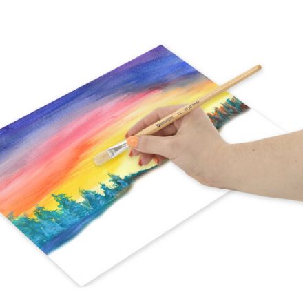 Кисть BRAUBERG, щетина, плоская, № 12, 200204 Кисть BRAUBERG, щетина, плоская, № 12, 200204