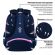 Ранец BRAUBERG FIT, 2 отделения, Night watcher, СВЕТЯЩИЙСЯ, 38х27х14 см, 273108