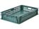 Ящик 740х465х145 дно сплошное стенки перфорированные  зелёный