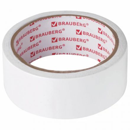 Клейкая двухсторонняя лента 38 мм х 10 м, БУМАЖНАЯ ОСНОВА, BRAUBERG, 229056 Клейкая двухсторонняя лента 38 мм х 10 м, БУМАЖНАЯ ОСНОВА, BRAUBERG, 229056
