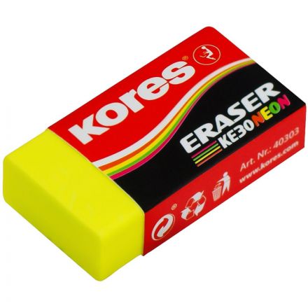 Ластик Kores прямоугольный КЕ-30 1/3 шт., блистер в ассортименте Ластик Kores прямоугольный КЕ-30 1/3 шт., блистер в ассортименте