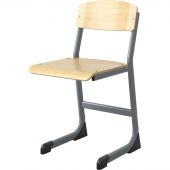 Стул ученический MET_Комус Мебель Школа 2.0, 6 р.г. серый