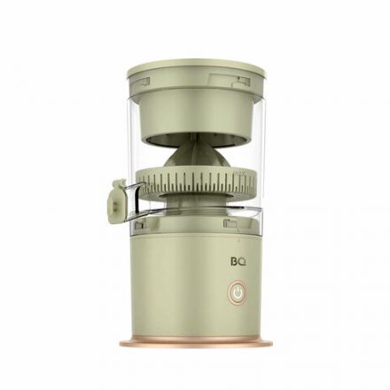 Соковыжималка для цитрусовых аккумуляторная BQ (БИ-КЬЮ) J3000, 45 Вт, стакан 0,2 л, пластик, зеленая, 86196906