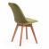 Стул Tetchair TULIP SOFT (mod. 74), вельвет/дерево , 54 х 47 х 83 см , зеленый (HLR 54)/натуральный