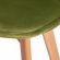 Стул Tetchair TULIP SOFT (mod. 74), вельвет/дерево , 54 х 47 х 83 см , зеленый (HLR 54)/натуральный