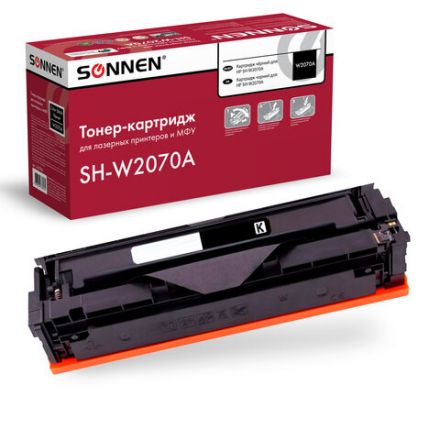 Картридж лазерный SONNEN (SH-W2070A) для HP CLJ 150/178 ВЫСШЕЕ КАЧЕСТВО, черный, 1000 страниц, 363966 Картридж лазерный SONNEN (SH-W2070A) для HP CLJ 150/178 ВЫСШЕЕ КАЧЕСТВО, черный, 1000 страниц, 363966