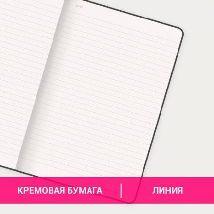 Блокнот А5 (130х210 мм), BRAUBERG ULTRA, под кожу, 80 г/м2, 96 л., линия, черный, 113016 Блокнот А5 (130х210 мм), BRAUBERG ULTRA, под кожу, 80 г/м2, 96 л., линия, черный, 113016