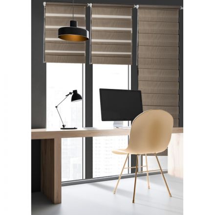 Жалюзи SKR Ролло день-ночь коричневый 43x170