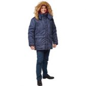 Куртка рабочая зимняя муж. з28-КУ син (р.48-50)170-176