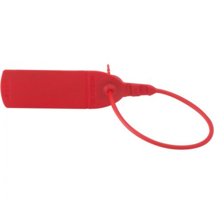 Пломба пластикова номерная, одноразовая Фаст 150, красная, 100 шт/уп