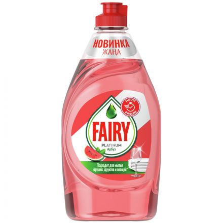 Средство для мытья посуды Fairy "Platinum Арбуз", 430мл Средство для мытья посуды Fairy "Platinum Арбуз", 430мл