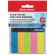 Закладки клейкие в книжке BRAUBERG, 200 штук: 50х15 мм 5 цветов х 25 листов, 75х50 мм 3 цвета х 25 листов, 115581