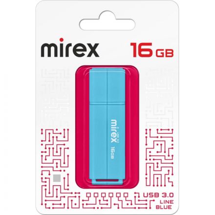 Флеш-память Mirex USB 3.0 LINE BLUE 16Gb (13600-FM3LBU16 )