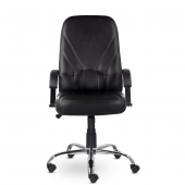 Кресло Комо В хром S-0401 (черный) Кресло Комо В хром S-0401 (черный)