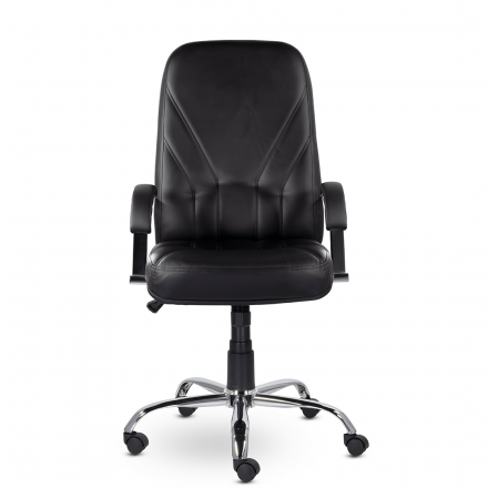 Кресло Комо В хром S-0401 (черный) Кресло Комо В хром S-0401 (черный)