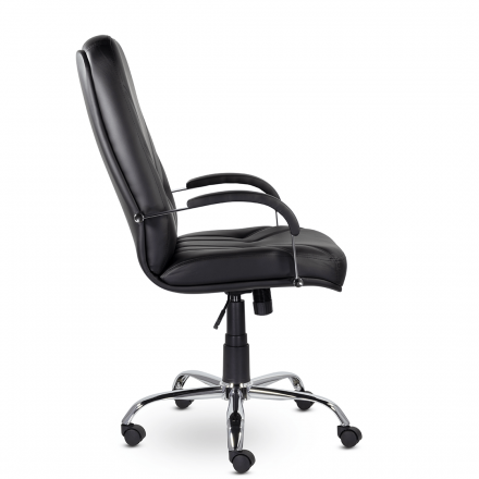 Кресло Комо В хром S-0401 (черный) Кресло Комо В хром S-0401 (черный)