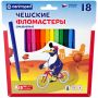 Фломастеры Centropen "Пингвины", 18цв., смываемые, картон, европодвес Фломастеры Centropen "Пингвины", 18цв., смываемые, картон, европодвес