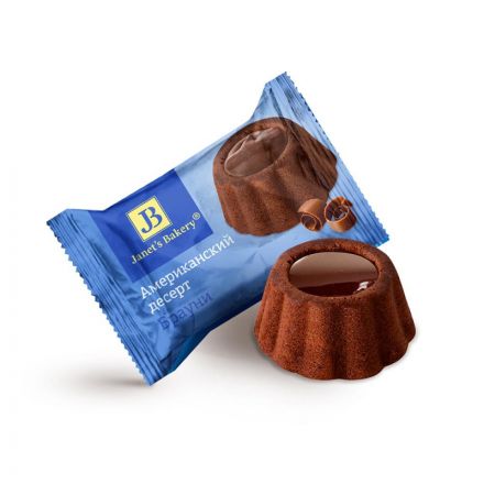 Пирожное Janets Bakery Американский Брауни, 500г