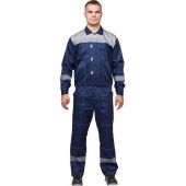 Костюм рабочий летний муж. л20-КБР синий/сер (р.44-46) 170-176 Костюм рабочий летний муж. л20-КБР синий/сер (р.44-46) 170-176