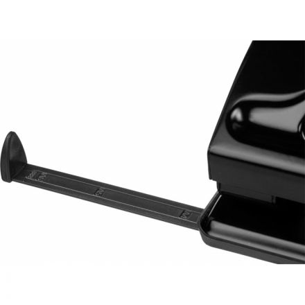 Дырокол Sax 406 до 30 листов черный с линейкой Дырокол Sax 406 до 30 листов черный с линейкой