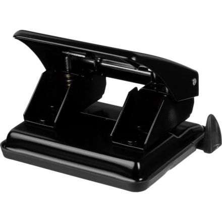 Дырокол Sax 406 до 30 листов черный с линейкой Дырокол Sax 406 до 30 листов черный с линейкой