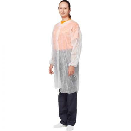 Халат на липучках (30 гр) XXXL белый (10 шт/упак)