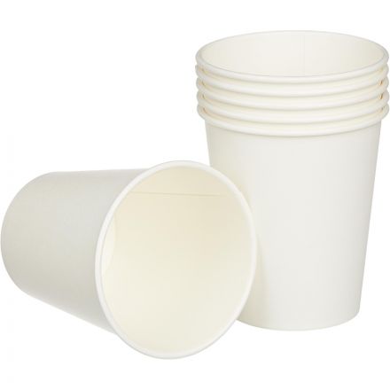 Стакан одноразовый Формация бумажный белый 165 мл 100 штук в упаковке