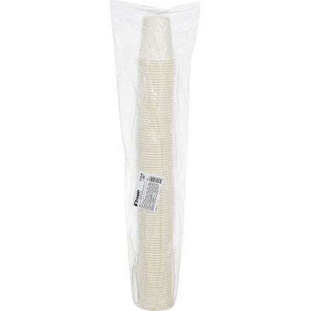 Стакан одноразовый Формация бумажный белый 165 мл 100 штук в упаковке