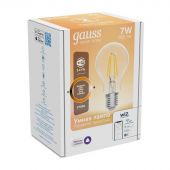 Лампа светодиодная Gauss Smart Home Filament А60 7W 2700К E27 DIM 1200112