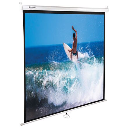 Экран проекционный настенный (150х150 см), матовый, 1:1, BRAUBERG "WALL", 236725 Экран проекционный настенный (150х150 см), матовый, 1:1, BRAUBERG "WALL", 236725