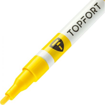 Маркер лаковый TOPFORT Paint 2 мм желтый Маркер лаковый TOPFORT Paint 2 мм желтый