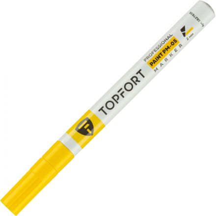 Маркер лаковый TOPFORT Paint 2 мм желтый Маркер лаковый TOPFORT Paint 2 мм желтый