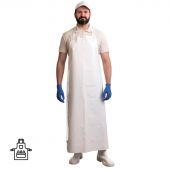 Фартук многоразовый Ларипол полиуретановый облегченный 90x130,бел 150мкм,ПС Фартук многоразовый Ларипол полиуретановый облегченный 90x130,бел 150мкм,ПС