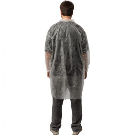 Халат н/с процед, рук.рез, на липуч, XL, дл.110см, пл 17, белый, 10шт/уп Халат н/с процед, рук.рез, на липуч, XL, дл.110см, пл 17, белый, 10шт/уп