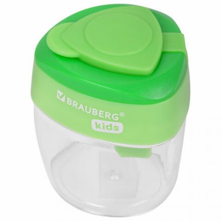 Точилка BRAUBERG KIDS "MAXI", 2 отверстия, с большим контейнером, трехгранный корпус, цвета ассорти, 271945 Точилка BRAUBERG KIDS "MAXI", 2 отверстия, с большим контейнером, трехгранный корпус, цвета ассорти, 271945