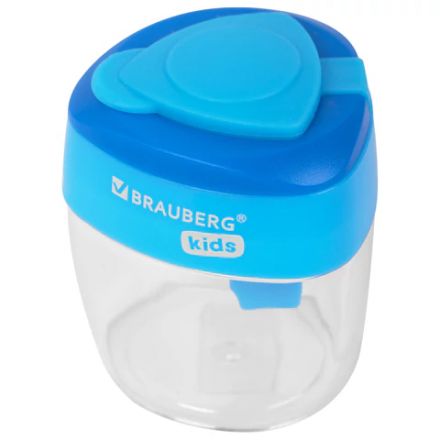 Точилка BRAUBERG KIDS "MAXI", 2 отверстия, с большим контейнером, трехгранный корпус, цвета ассорти, 271945 Точилка BRAUBERG KIDS "MAXI", 2 отверстия, с большим контейнером, трехгранный корпус, цвета ассорти, 271945