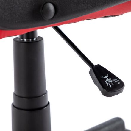 Кресло компьютерное BRABIX "Shark GM-203", экокожа, черное/красное, 532512 Кресло компьютерное BRABIX "Shark GM-203", экокожа, черное/красное, 532512